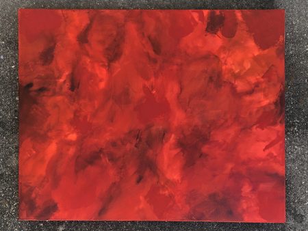 aries fire abstract painting
