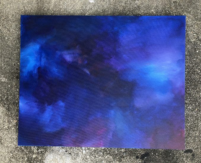 pisces abstract painting