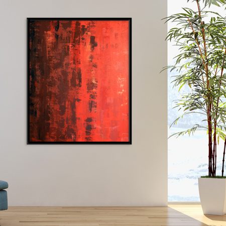 red abstract art