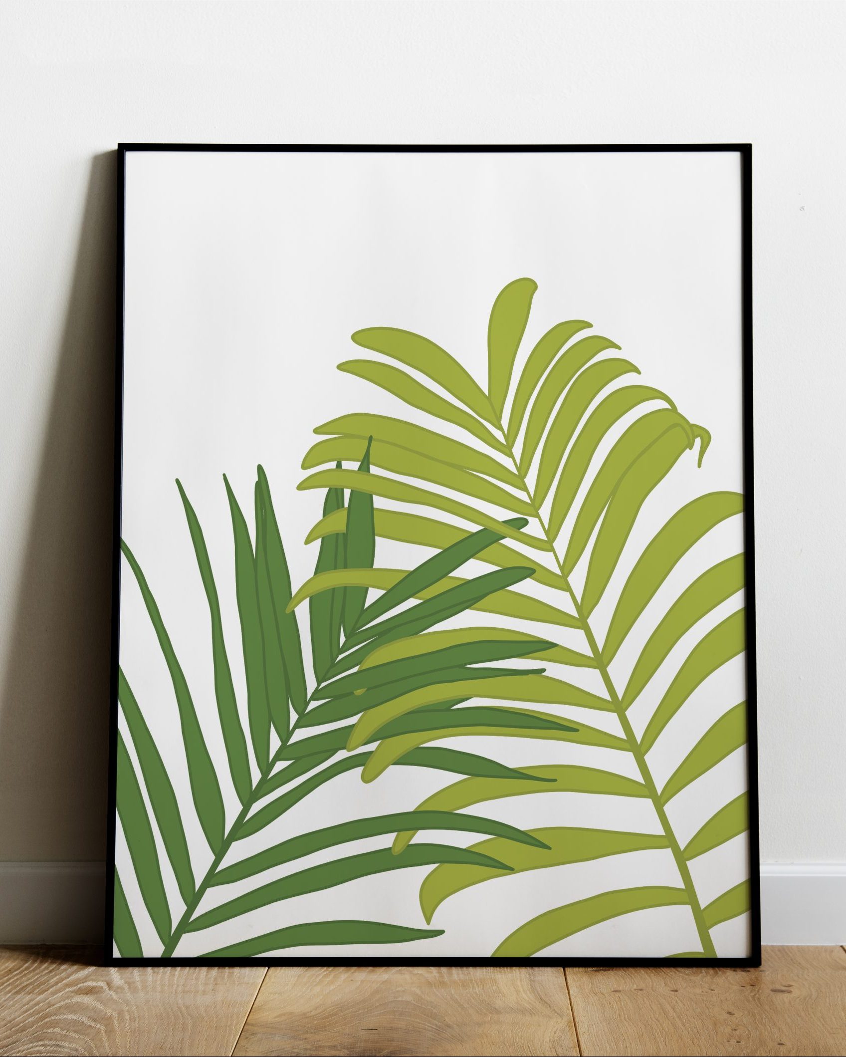 palm leaf art