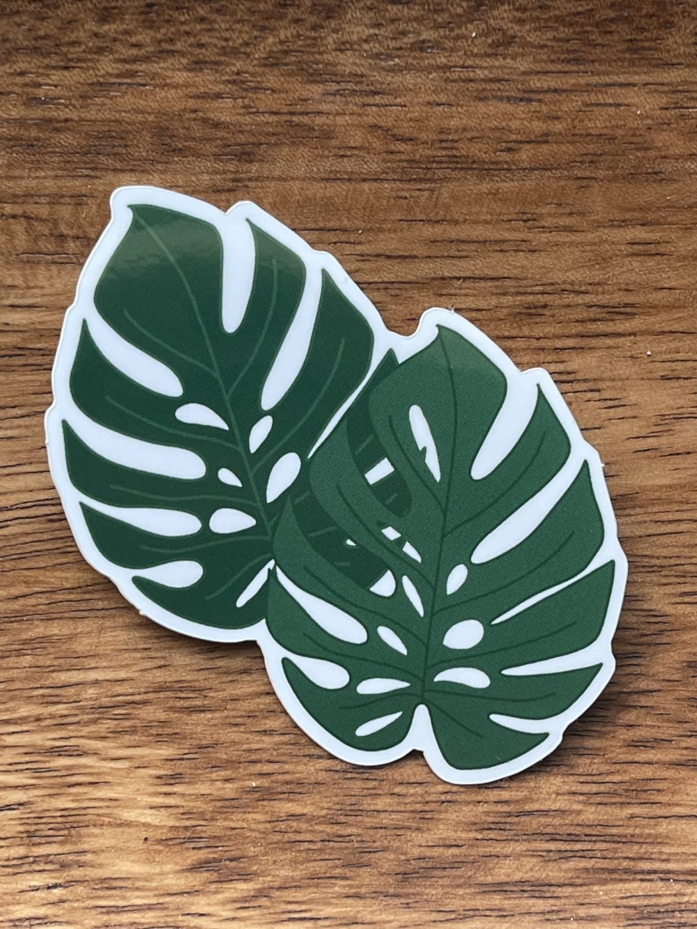monstera leaves sticker