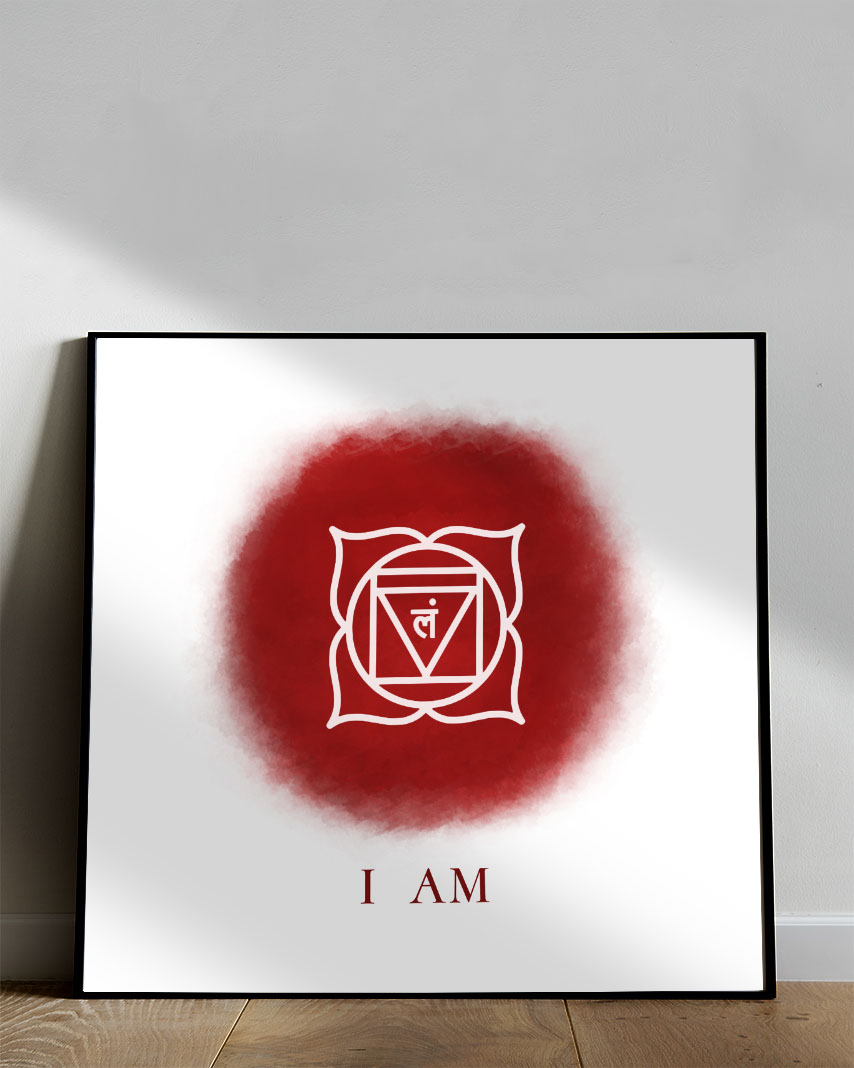 root chakra poster wall art