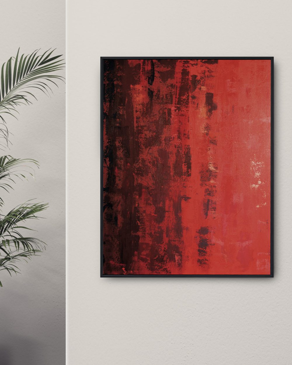 red abstract art