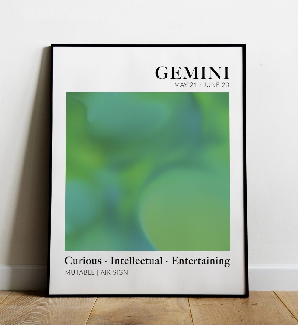 gemini art poster