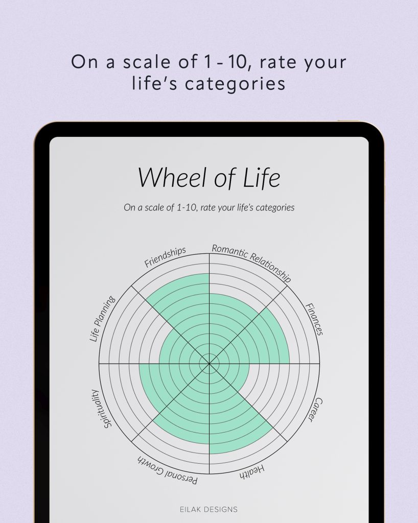 wheel of life worksheet